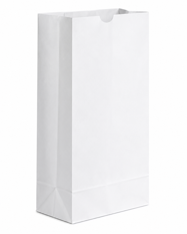 # 2 WHITE PAPER BAGS 500CT  - IMP