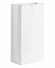 # 2 WHITE PAPER BAGS 500CT  - IMP
