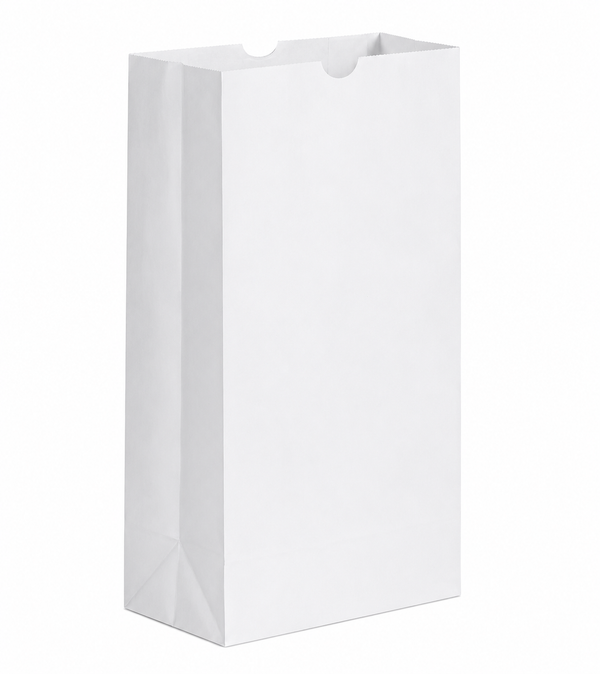 # 20 WHITE PAPER BAGS 500CT