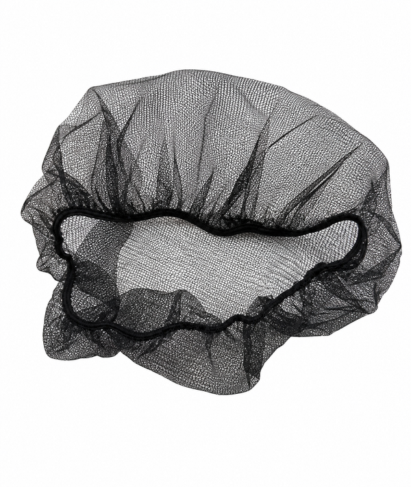 HAIR NET LATEX FREE NYLON BLACK - 144CT
