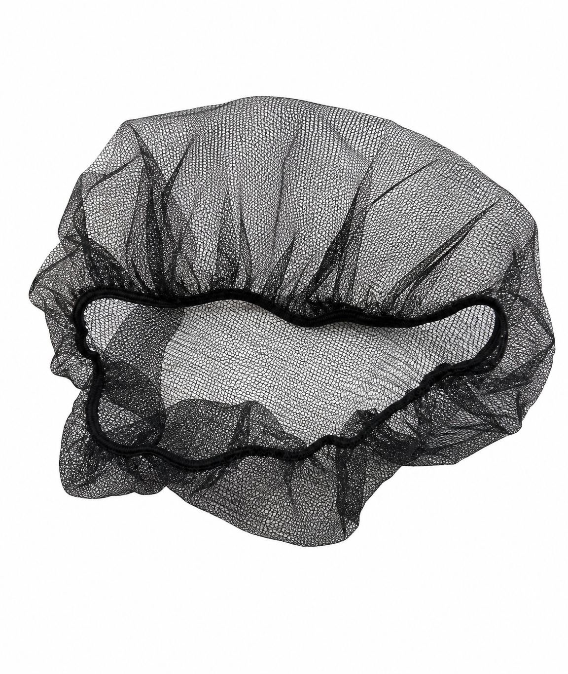 HAIR NET LATEX FREE NYLON BLACK - 144CT