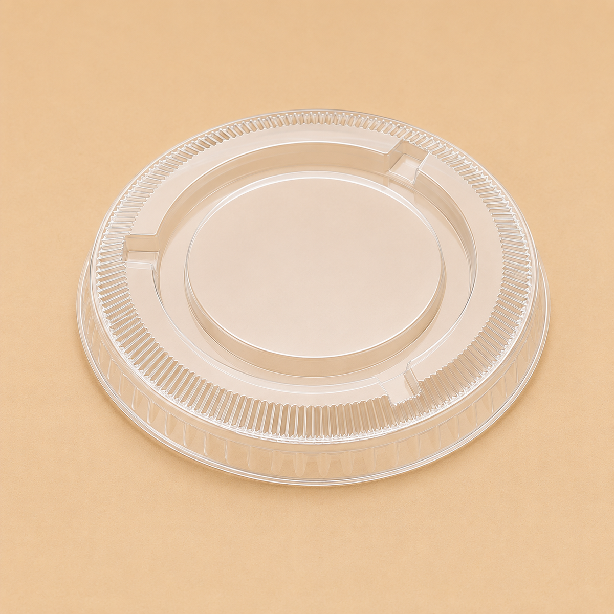 9OZ - 12OZ PET FLAT LID NO HOLE - 1000CT