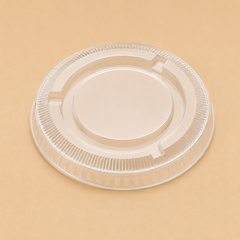 9OZ - 12OZ PET FLAT LID NO HOLE - 1000CT