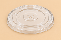 9oz PET FLAT LIDS STRAW SLOT 1000CT