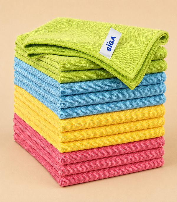 MULTI COLOUR MICROFIBER   CLOTH  50 CT