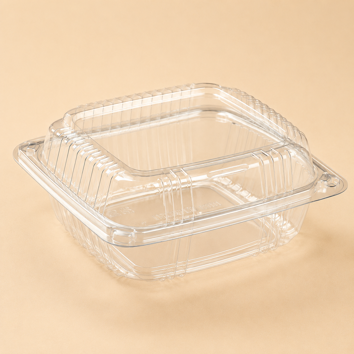8.25 X 8.25 X 3 1 - CMPT   C90PST1  HINGED LID CONT. - 250 CT