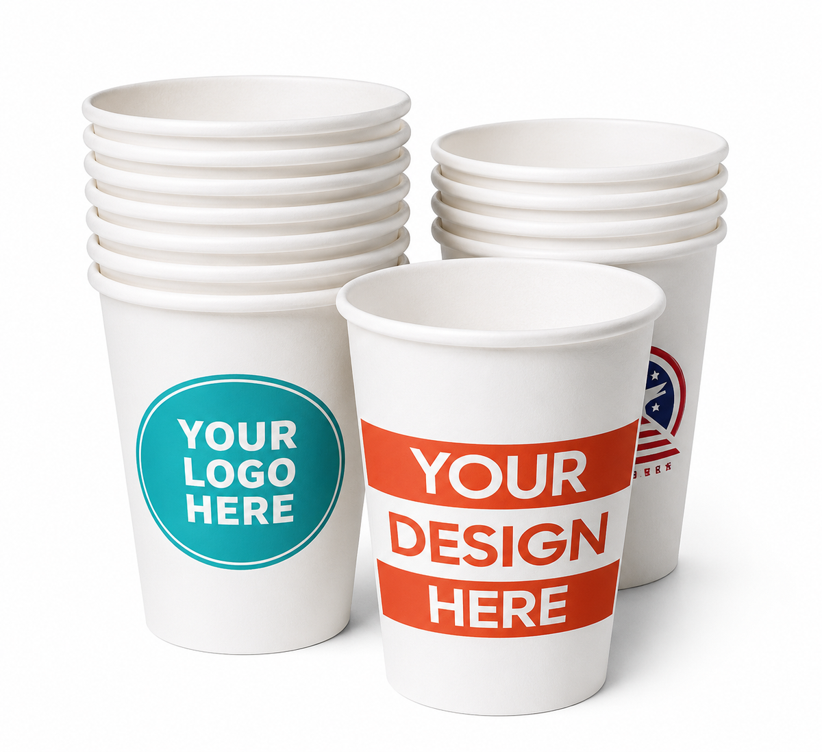 16 oz COFFEE CUPS PRINTED - 1000 CT