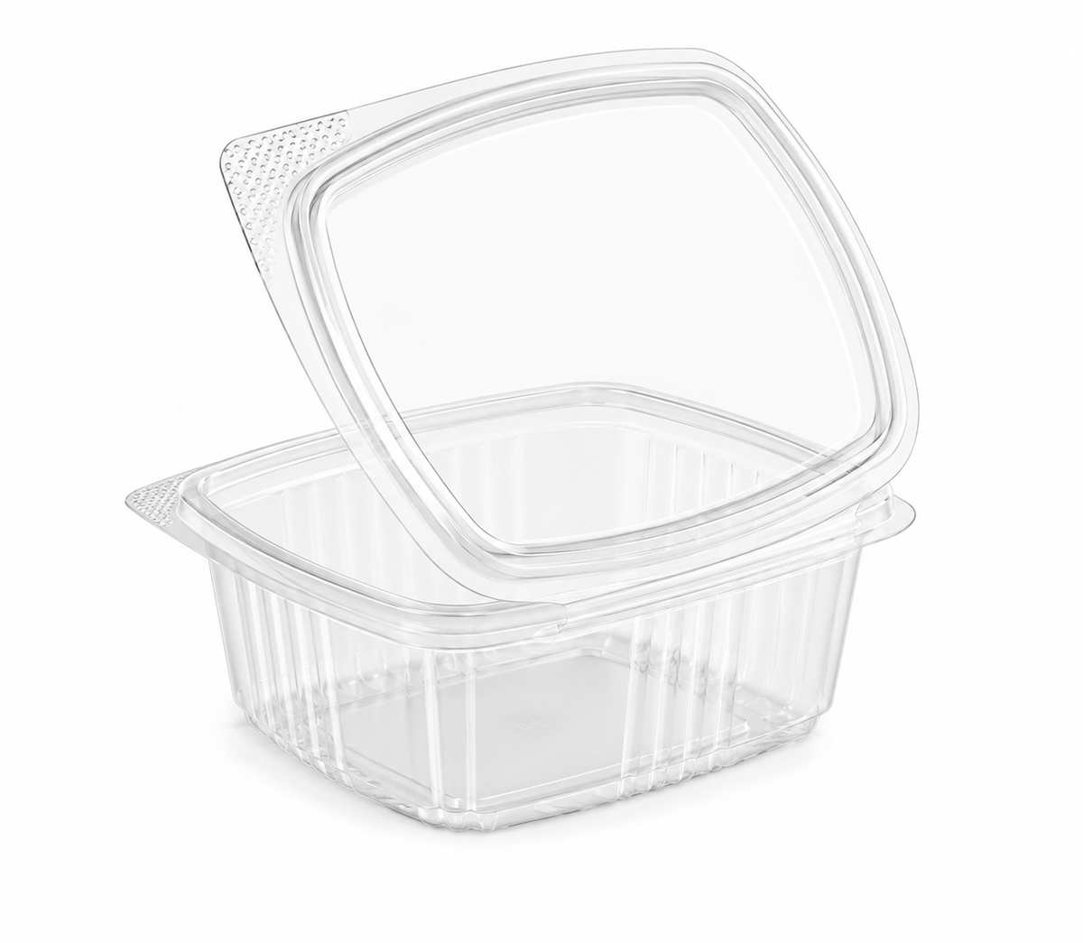 12 oz R PET CLEAR HINGED  DELI  CONT.  200CT