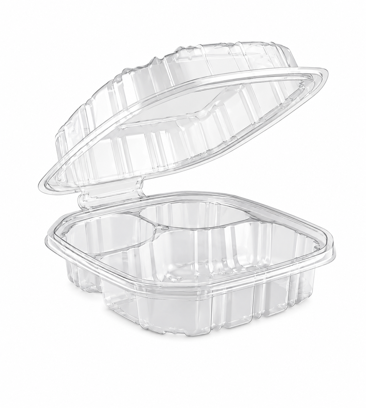24oz R PET CLEAR HINGED LID DELI CONT. RPTHLD24 - 200CT