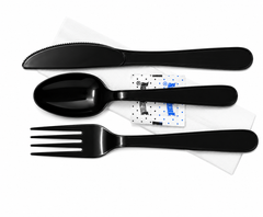 PICNIC PACK HEAVY 250 CT. - 6PC BLACK