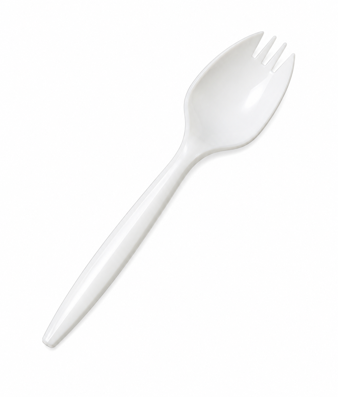 SPORK MEDIUM WHITE - 1000ct