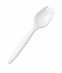 SPORK MEDIUM WHITE - 1000ct