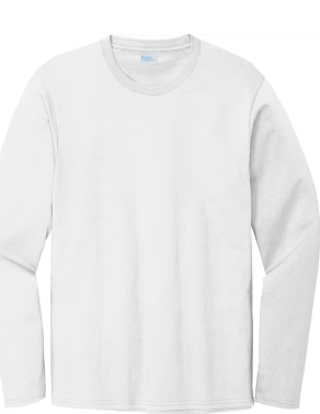 WHITE THERMAL ROUND NECK - NO XCHANGE / NO RETURN