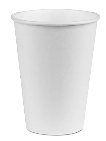 12oz HOT PAPER CUPS   1000CT - PRINTED