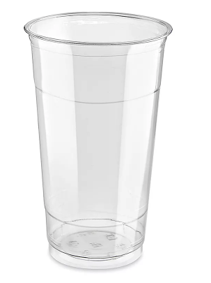 32oz CLEAR PET CUPS - 300CT - PRINTED