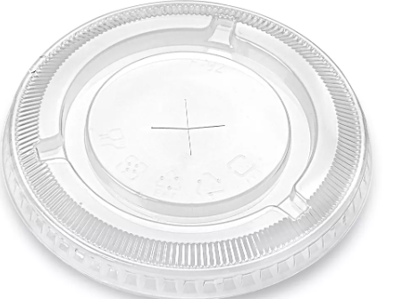 44oz   PP FLAT LIDS STRAW SLOT - 1000CT