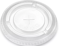 44oz   PP FLAT LIDS STRAW SLOT - 1000CT