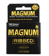 MAGNUM RIBBED 3CT - NO RETURN / NO EXCHANGE