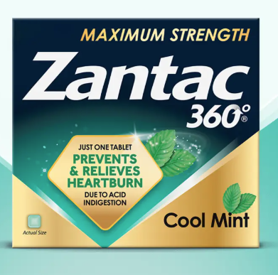ZANTAC  MAXIMUM STRENGHT 20MG - BLISTER PACK 12CT