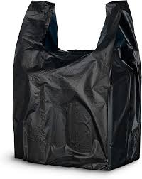 15 X 7 X 27 BLACK MINI JUMBO T-SHIRT BAG (SPECIAL BAG)