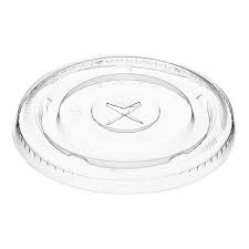 9oz PET FLAT LIDS STRAW SLOT 1000CT