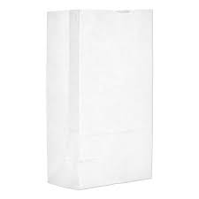 #12 WHITE PAPER BAGS 500CT - I