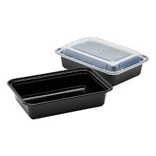 T38B 38oz DELI SQUARE CONTR. COMBO - BLK - 150CT