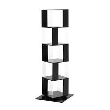 ROTATING DISPLAY RACK WITH DOOR & LED   WOODEN  6FT  154 PCS