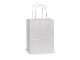 # 12 WHITE PAPER BAGS 500 CT.