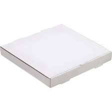 PIZZA BOX 16'(16'X16'X2') PLAIN WHITE - 50ct