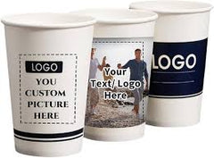 12 oz DOUBLE WALL COFFEE CUPS PRINTED -500 CT