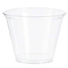 9oz CLEAR PET SQUART CUP - 1000ct