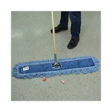 SOLID HD BLUE SIDER  - MOP STICK WOOD HANDLE
