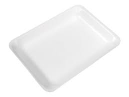4P FOAM MEAT TRAY WHITE - 400CT    CAF