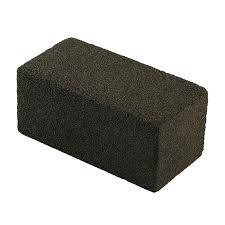 GRILL BRICK BLACK 8 X 4 X 3  -  12CT