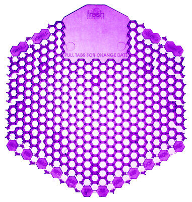 3WDS-F-11 FABULOUS WAVE 3D URINAL SCREEN LAVENDER-2CT