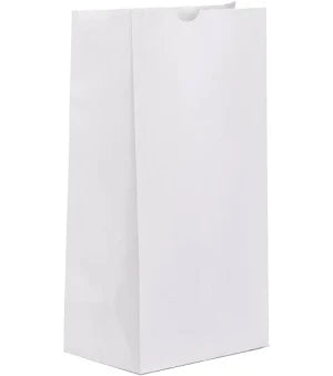 # 20 WHITE PAPER BAGS 500CT