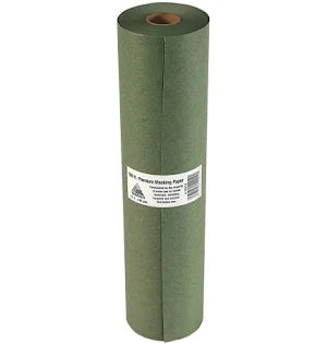 MASKING PAPER 12 X 180 GREEN PREMIUM - 50 GSM 6 / 18 2.21 LBS EACH