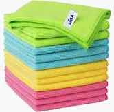 MULTI COLOUR MICROFIBER   CLOTH  50 CT
