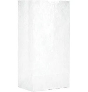 # 4 WHITE PAPER BAGS 500CT   - IMP
