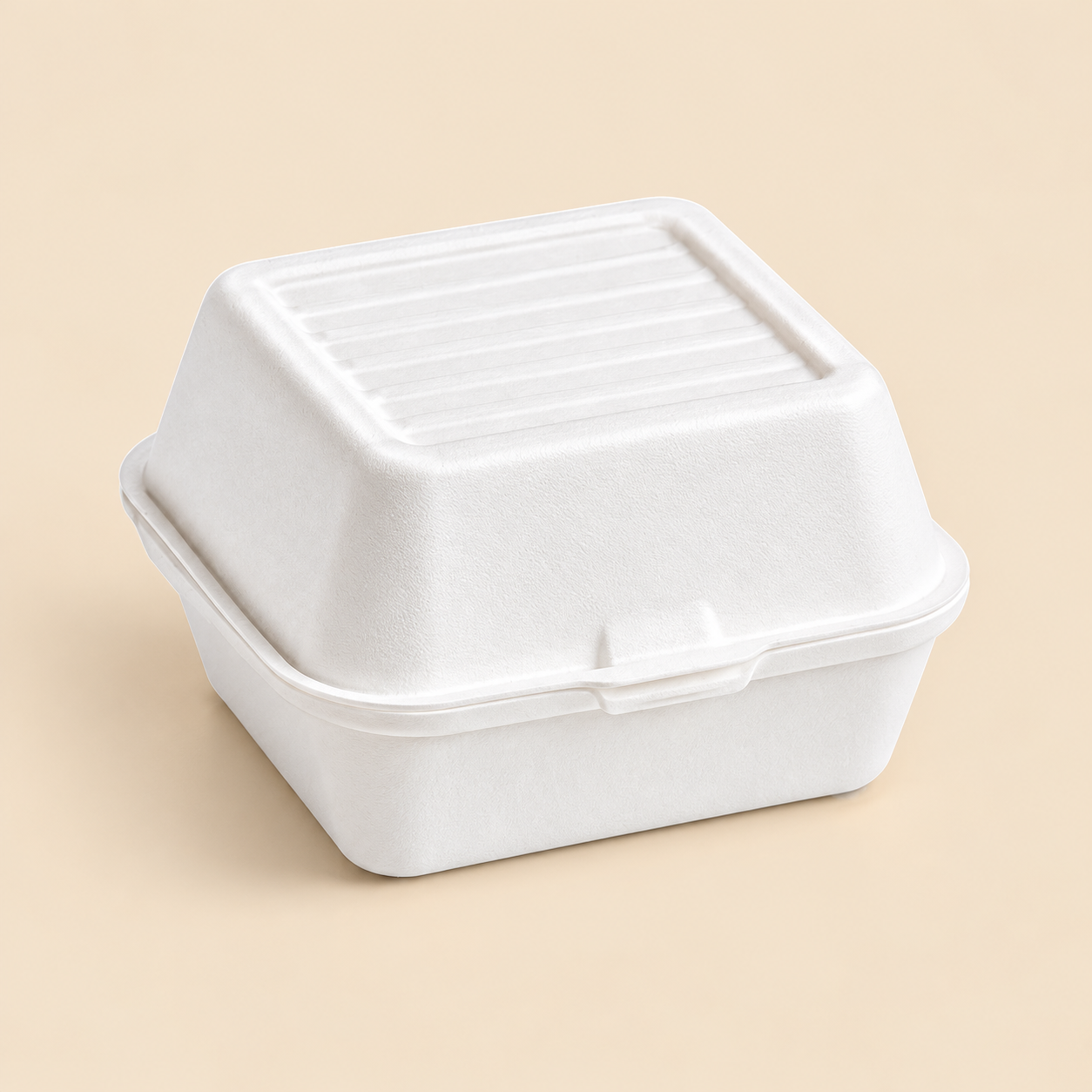 6 X 6 CONTAINER BIO DEGRADABLE - 500CT — beige studio product photo