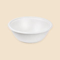 16oz BOWL BIO DEGRADABLE - 600CT — full product view on beige background