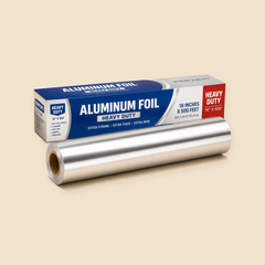 ALUMINUM FOIL HD 18X500 — full product view on beige background