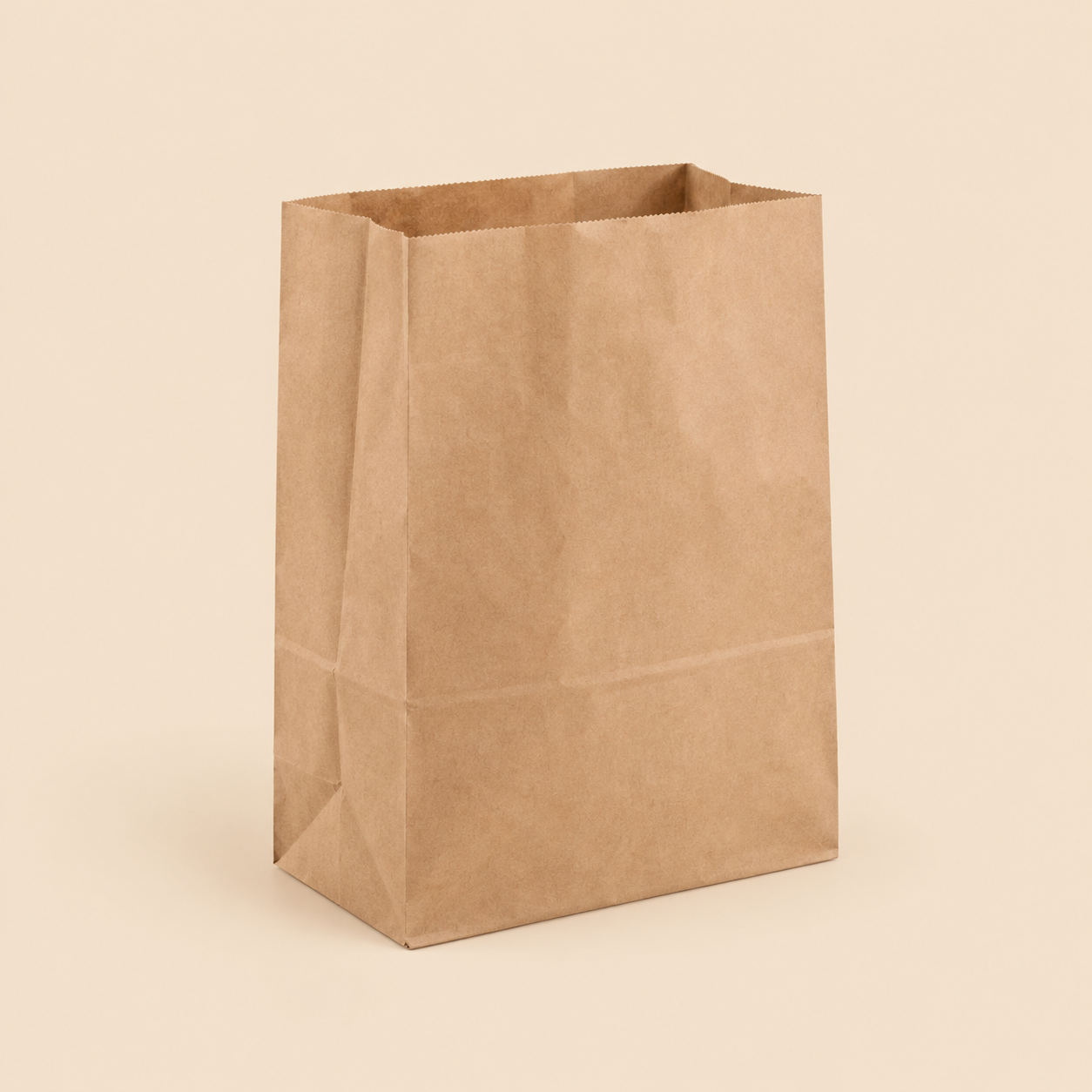 Illustrative mockup: # 10 BROWN PAPER BAG - 500CT - IMP