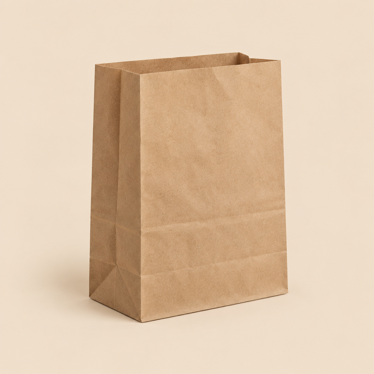 Illustrative mockup: 1/6 BROWN PAPER BAG - 500CT - IMP
