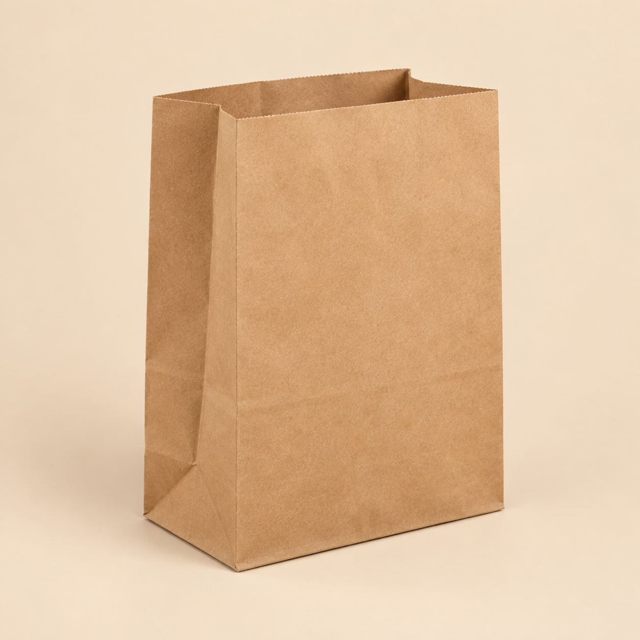 Illustrative mockup: 8 X 4.5 X 10 BROWN PAPER BAG