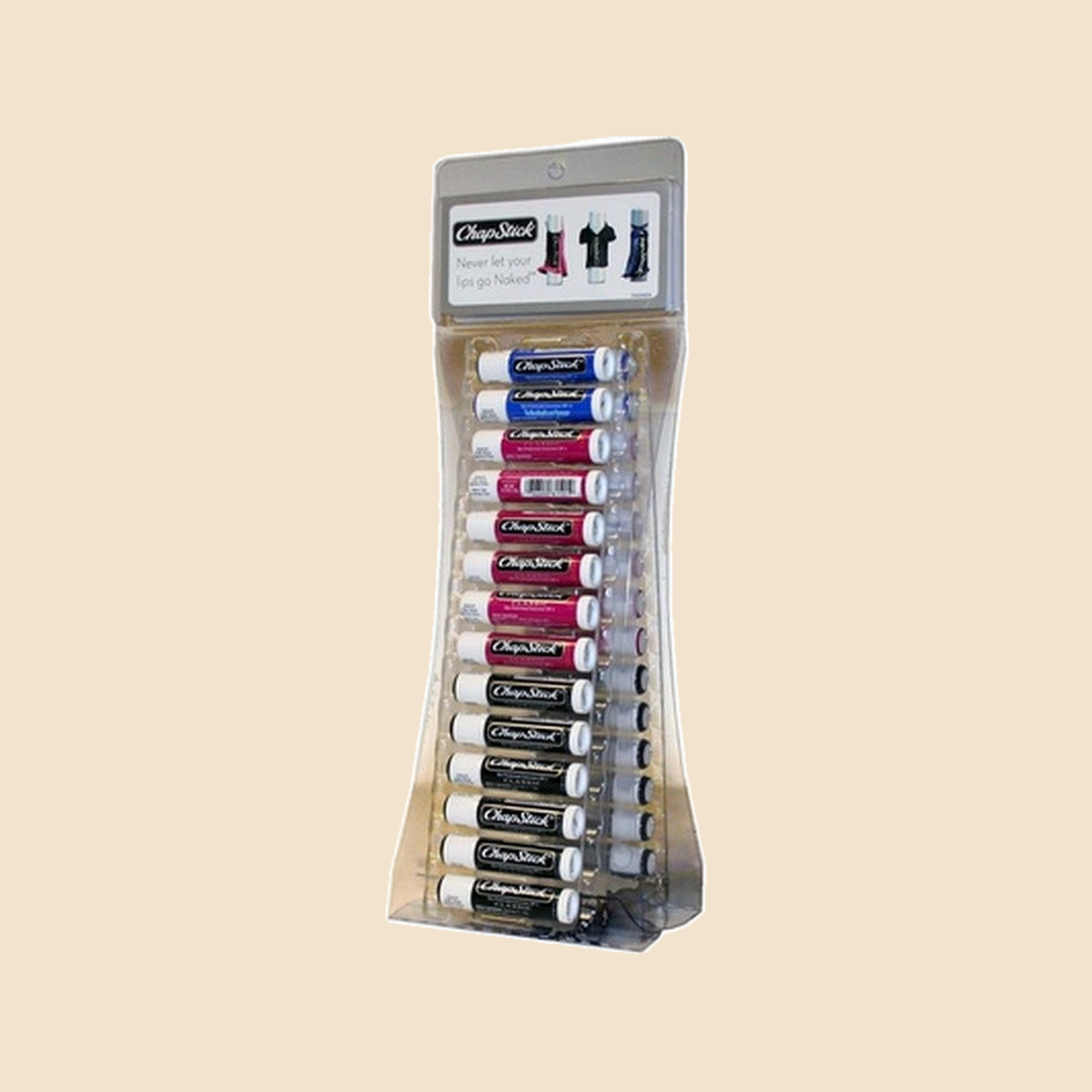 CHAPSTICK ASSORTED - 28CT — reference photo on beige background