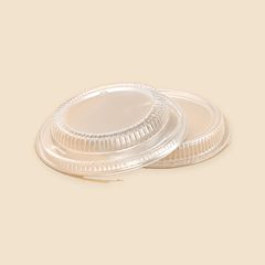 7 INCH ALUM DOME LIDS 500CT — full product view on beige background