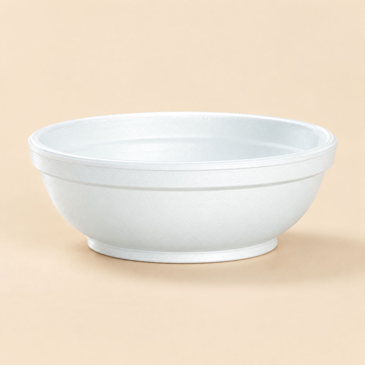 6oz FOAM BOWL 6B20 1000CT — beige studio product photo