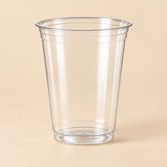 16 OZ CLEAR PET CUPS 1000 CT. — beige studio product photo